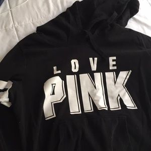 Victoria Secret Pink Black Hoodie